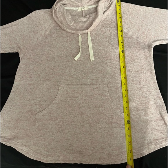 Junior’s No Comment Plus funnel neck pullover top in size 3x - Picture 6 of 9